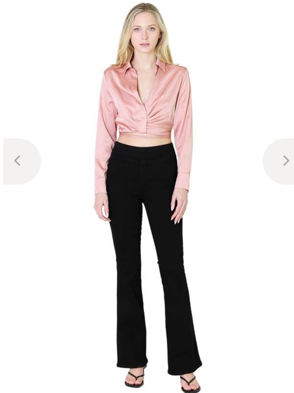 FRAME The Jetset Flare High Rise Pull on Jeans.